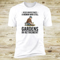 Never Underestimate A Woman Who Still Gardens In Retirement | Deluxe Tee