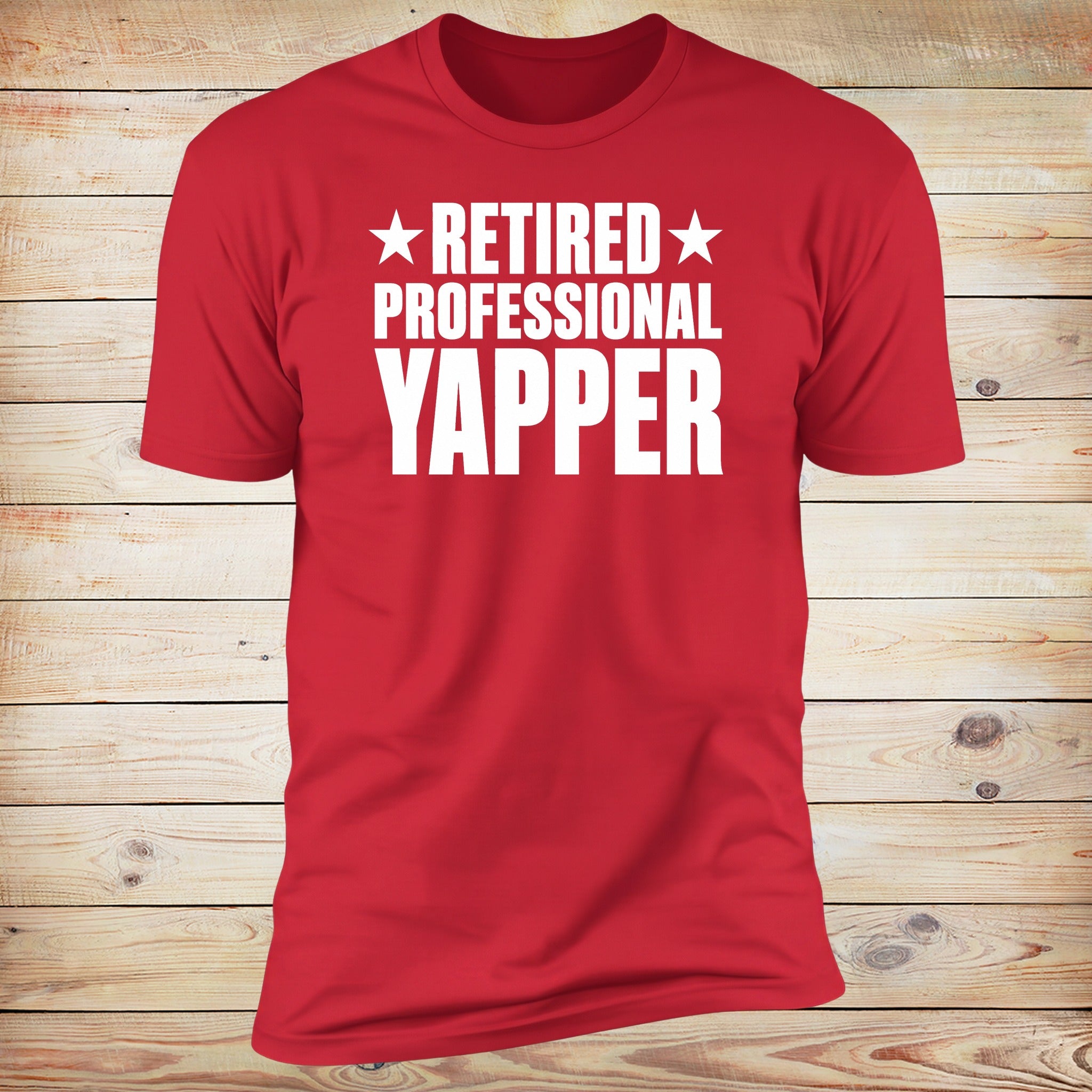 Retired Professional Yapper. | Deluxe Tee