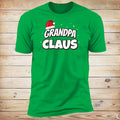 Grandpa Claus tee in Irish Green